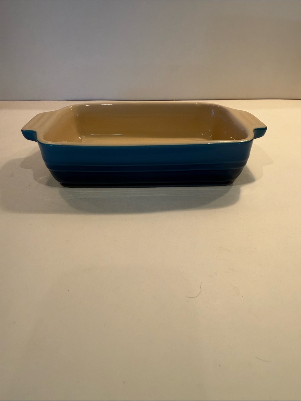 Le Creuset Heritage Blue Rectangular Baker (inner 7" W)